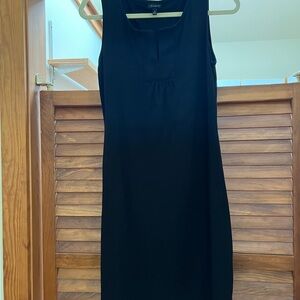 Talbots sleeveless, A-line navy dress size S.